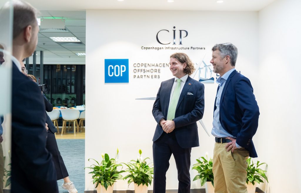 New office opening for Copenhagen Offshore Partners (COP) to support  ever-expanding team witnesses by His Royal Highness Crown Prince Frederik  of Denmark - La Gan offshore wind farm